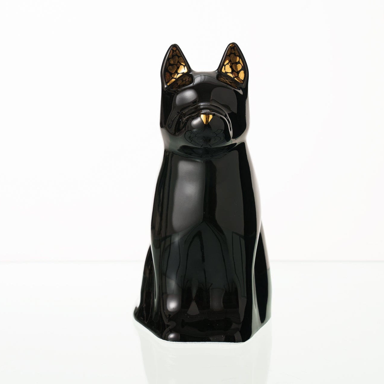 Barkley Dog Pet Urn for Ashes in Black