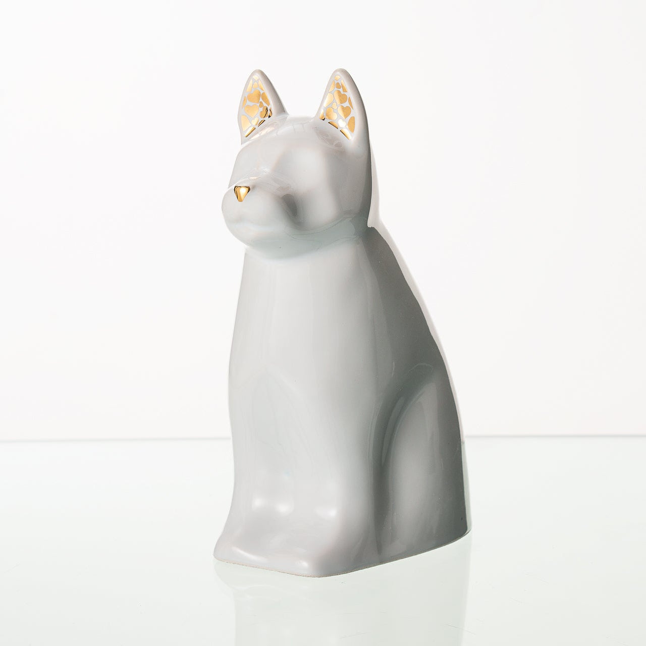 Barkley Dog Pet Urn for Ashes in White