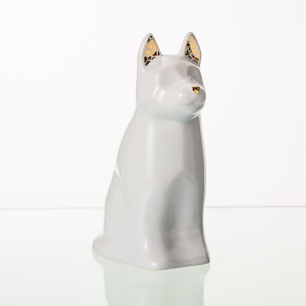 Barkley Dog Pet Urn for Ashes in White