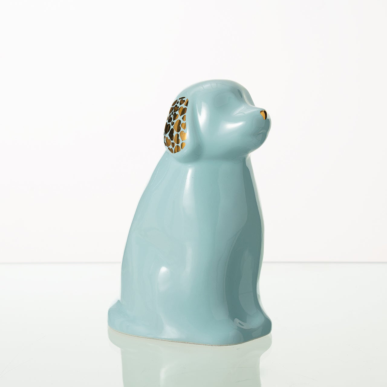Cuddle Dog Pet Urn for Ashes in Light Blue