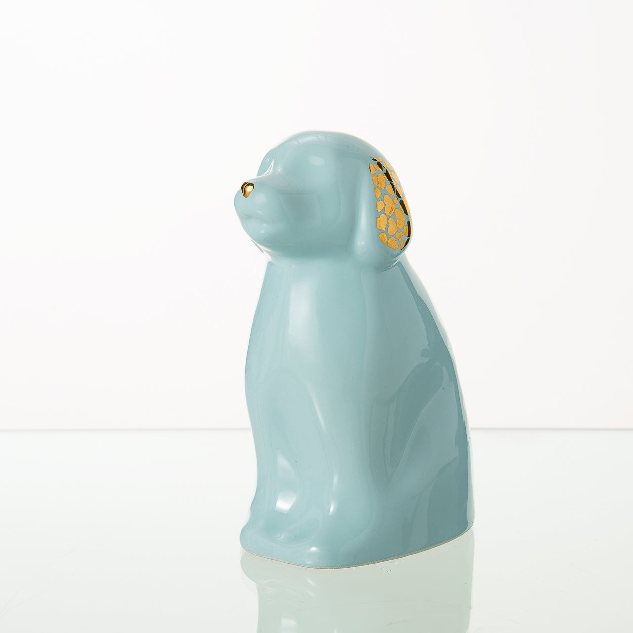 Cuddle Dog Pet Urn for Ashes in Light Blue