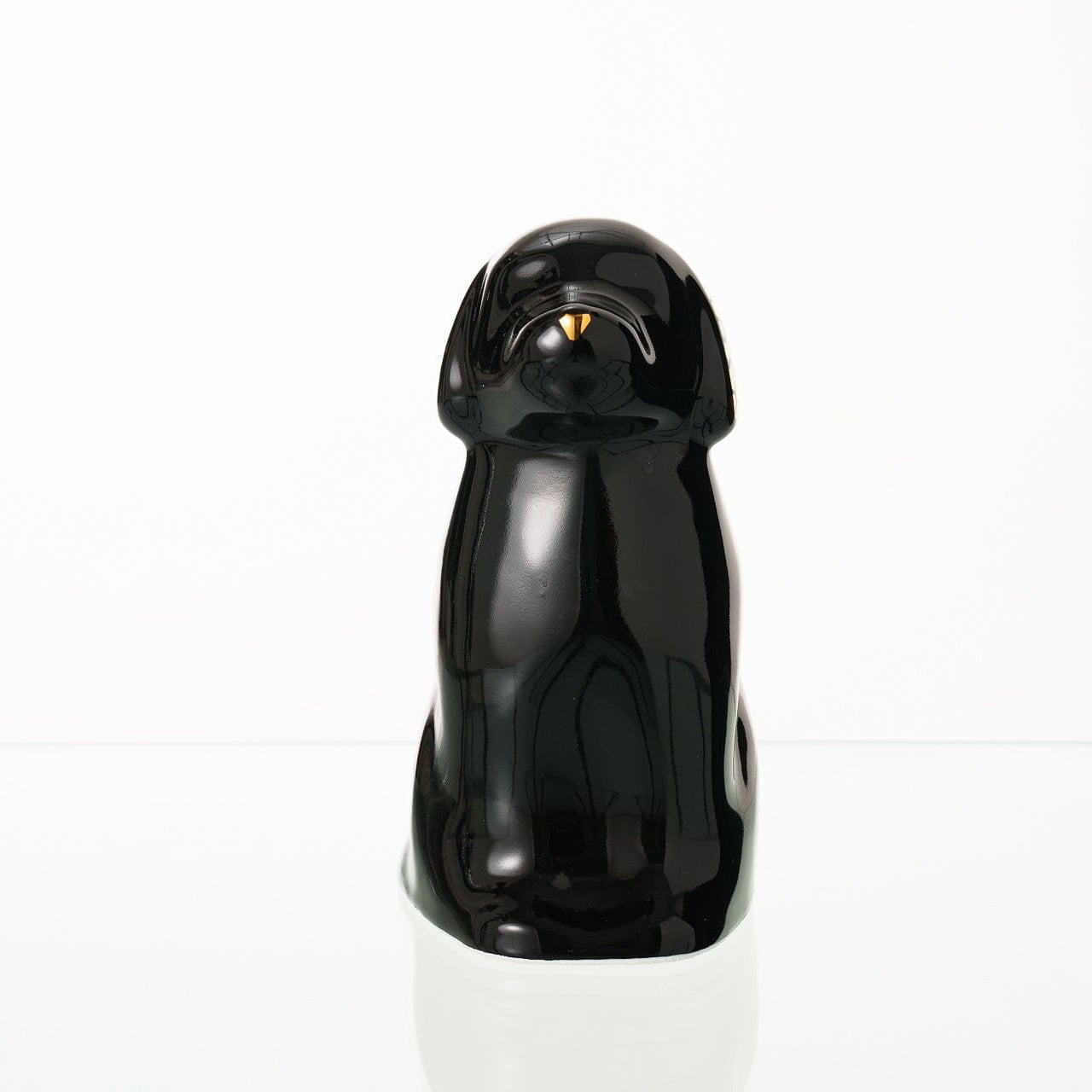 Cuddle Dog Pet Urn for Ashes in Black
