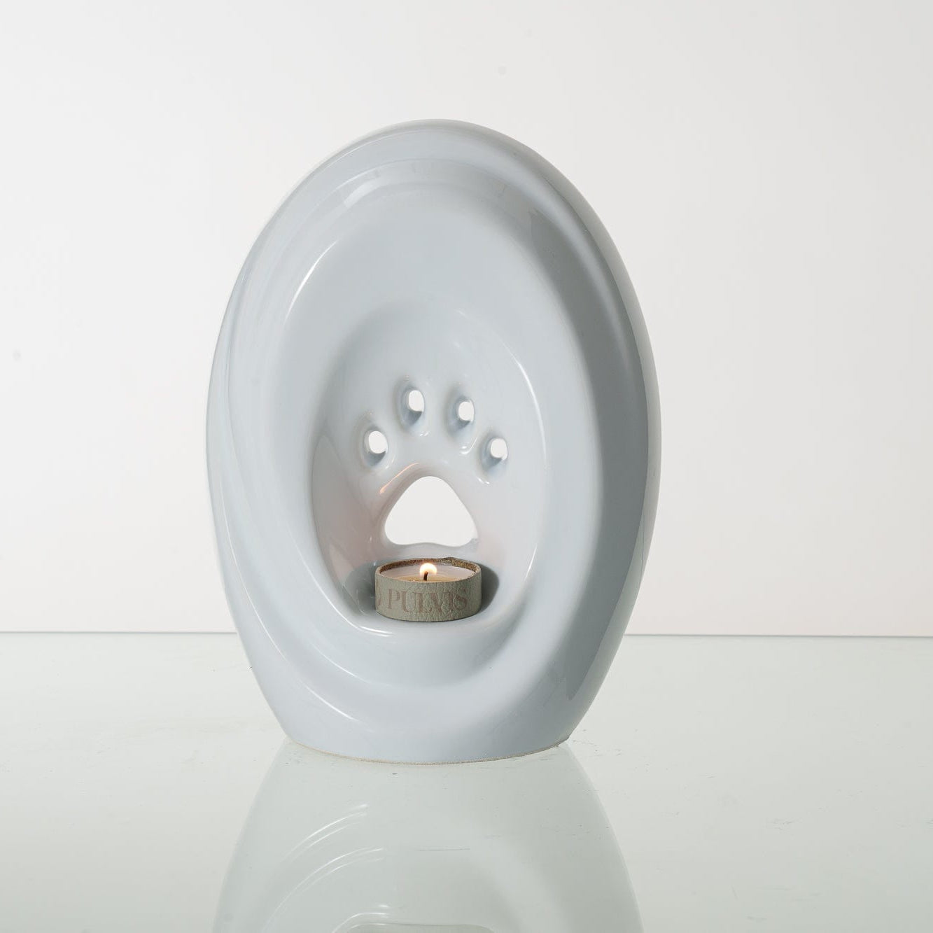 Paw Pet Urn for Ashes in White