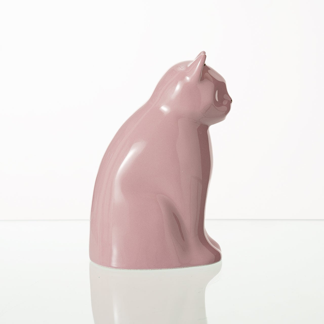 Meow Cat Pet Urn for Ashes in Pink