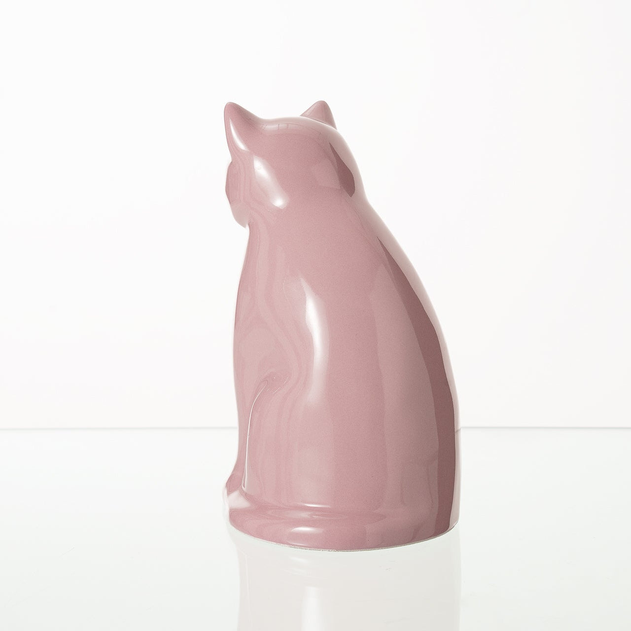 Meow Cat Pet Urn for Ashes in Pink