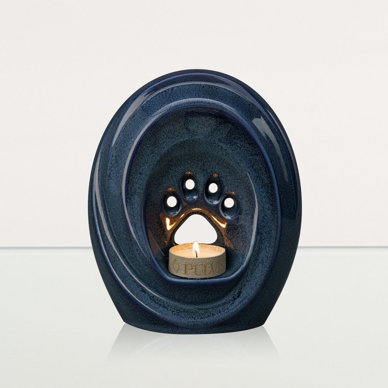 Paw Pet Urn for Ashes in Blue