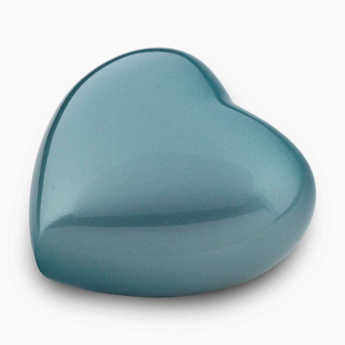 satori metal heart keepsake urn for ashes in blue