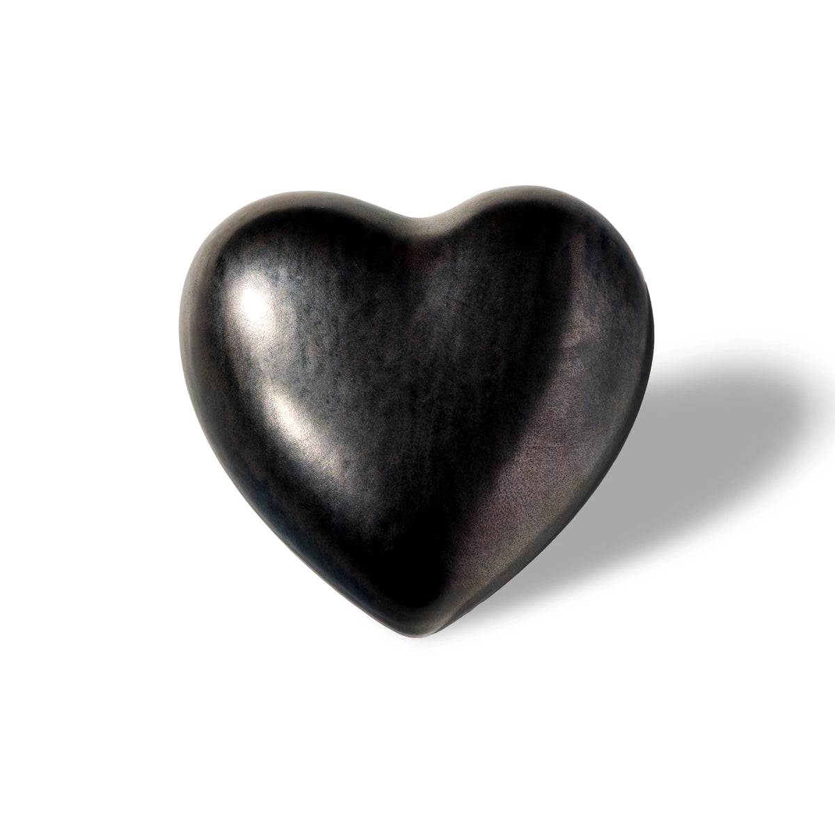 Small Heart Keepsake Urn for Ashes in Antic Gold