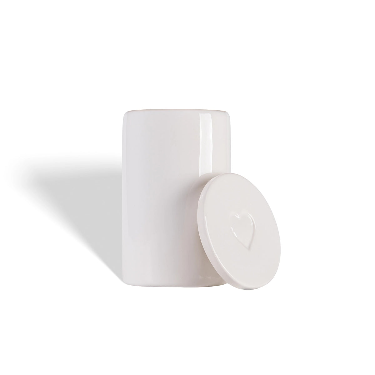 Tealight Combo Keepsake Urn for Ashes in Pure White