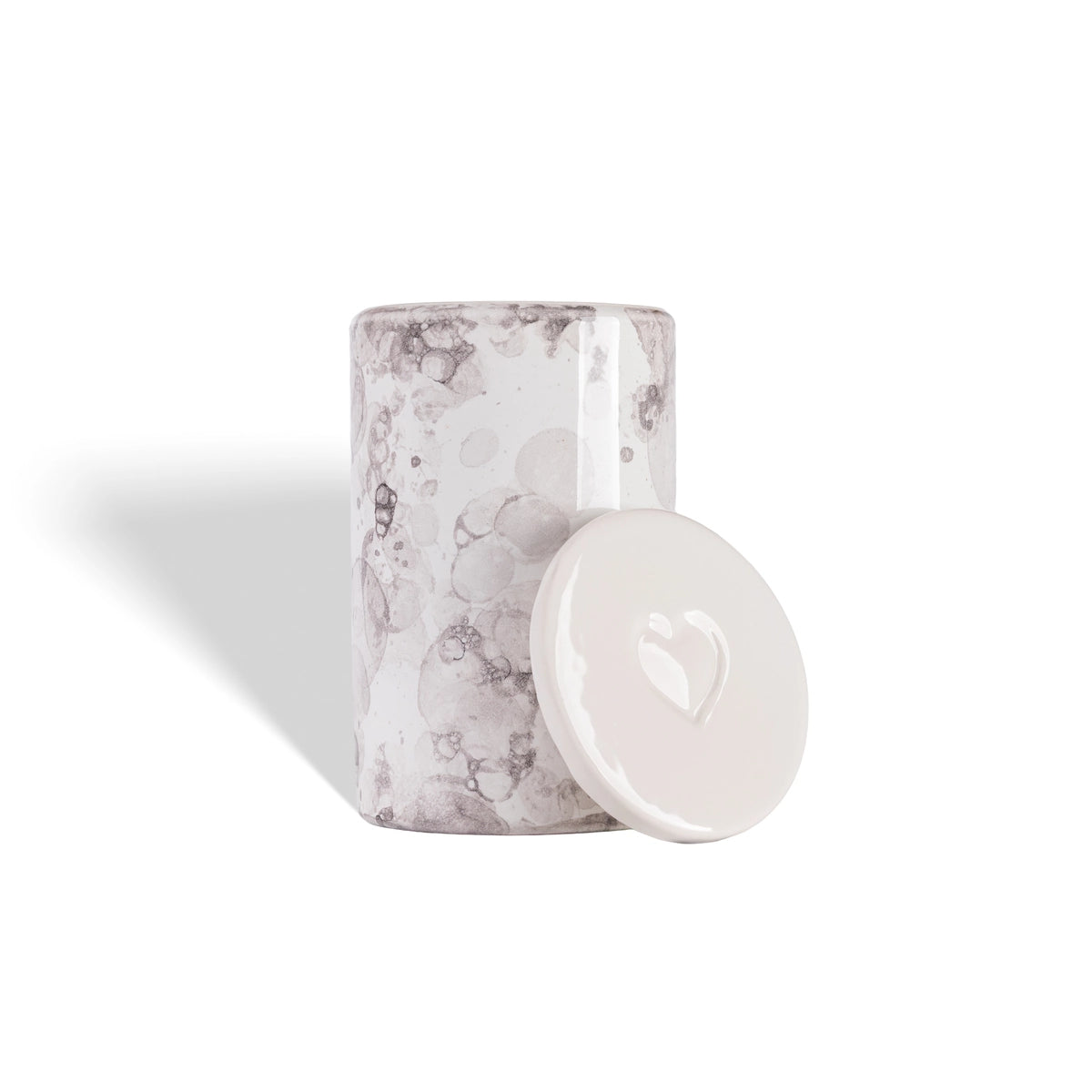Tealight Combo Keepsake Urn for Ashes in White Marble