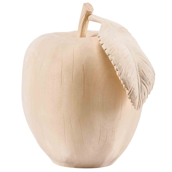 Apple Cremation Urn for Ashes in Lime Wood