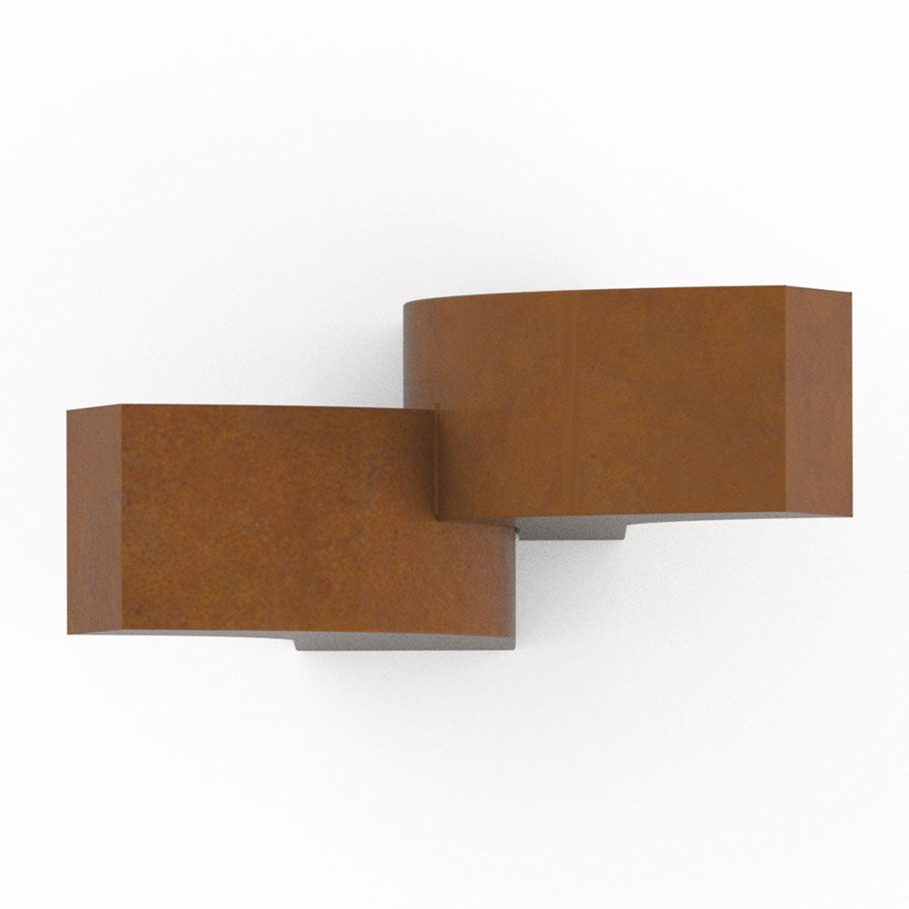 Ascension Cremation Urn for Ashes Adult in Corten Steel Top View