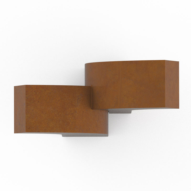 Ascension Cremation Urn for Ashes Adult in Corten Steel Top View