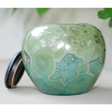 Aventurine Cremation Urn for Pets Ashes Rotated View