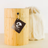 Bamboo Biodegradable Burial Urn for Pets Ashes Bag Background