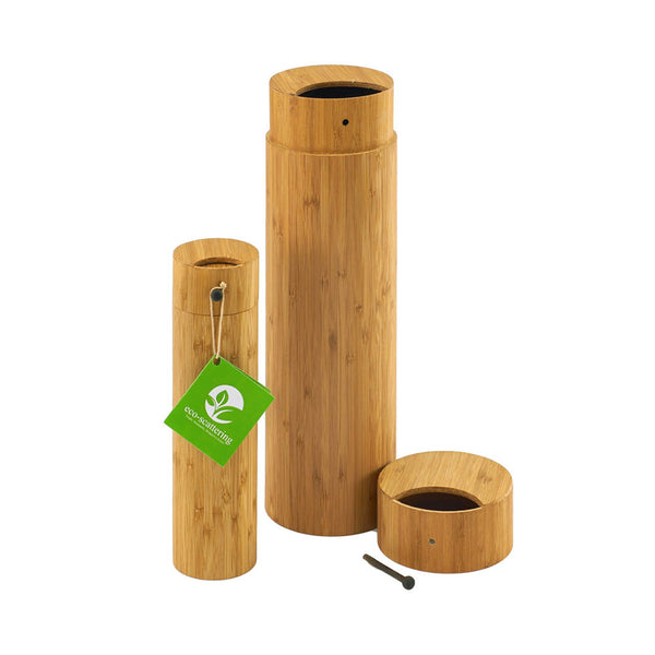Bamboo Eco Friendly Scattering Tube for Ashes Open
