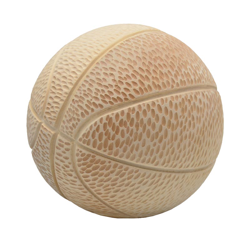 Basketball Cremation Urn for Ashes Lime Wood