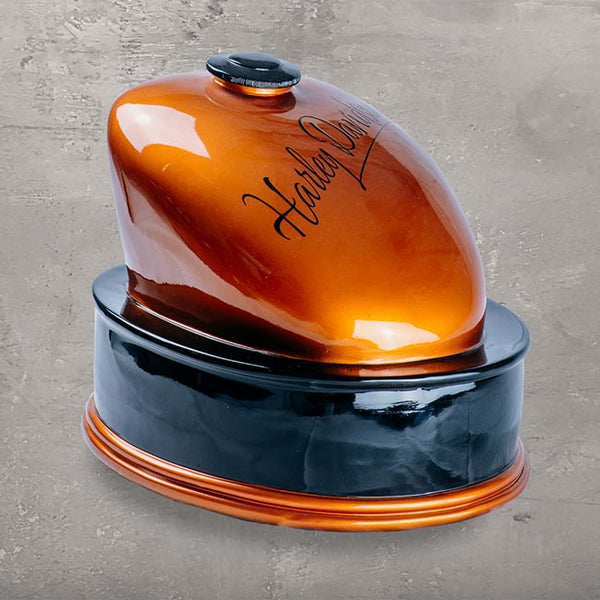 Harley gas outlet tank