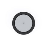 Candle Ashes Miniature Keepsake Urn in Matte Black Stainless Steel Top View