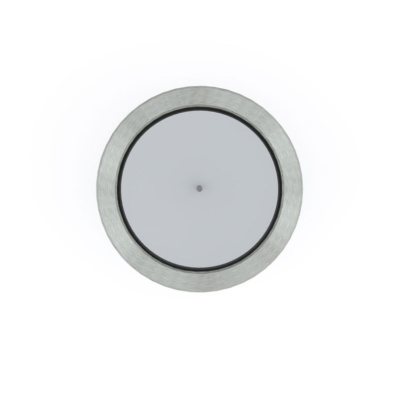 Candle Ashes Miniature Keepsake Urn in Stainless Steel Top View