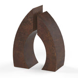 Connection Cremation Urn for Ashes Adult in Brown Bronze Rotated View