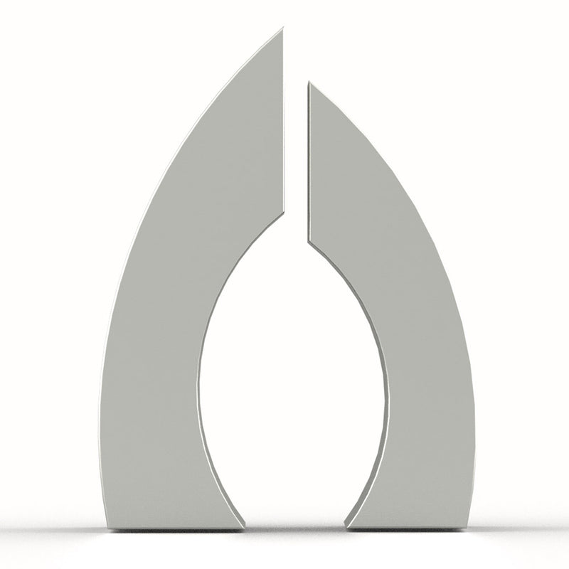 Connection Cremation Urn for Ashes Adult in Stainless Steel Front View