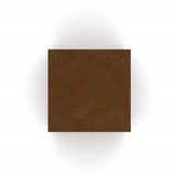 Cube Cremation Urn for Ashes Adult in Waxed Steel Top View