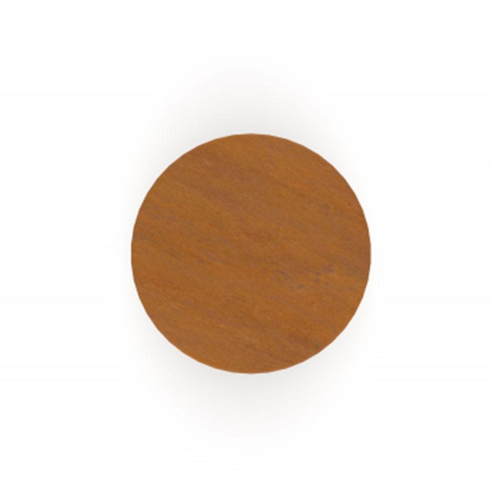 Cylinder Ashes Keepsake Urn in Corten Steel Top View