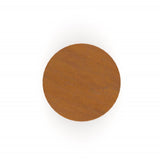 Cylinder Cremation Urn for Ashes Large Adult in Corten Steel Top View