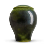 Deep Green Classic Adult Cremation Urn for Ashes