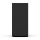 Dimension Cremation Urn for Ashes Pet Matte Black Stainless Steel Front View