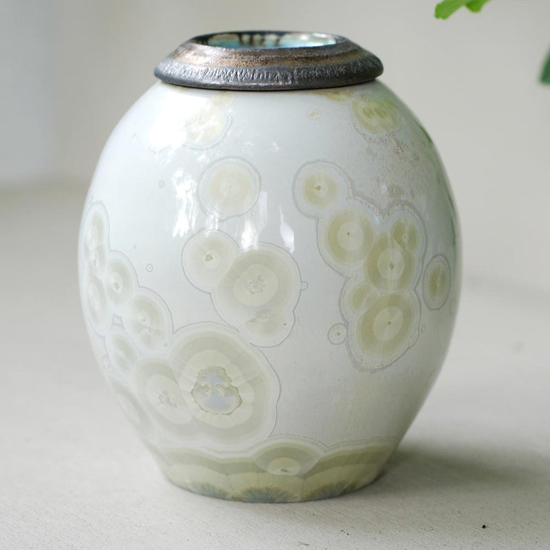 Dolomite Cremation Urn for Pets Ashes Left View
