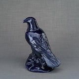 Eagle Cremation Urn for Ashes Metallic Blue Right View