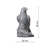 Eagle Cremation Urn for Ashes Pearlescent White Dimensions