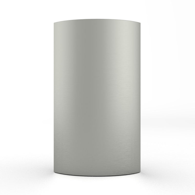 Ellipse Cremation Urn for Ashes Child in Stainless Steel Front View