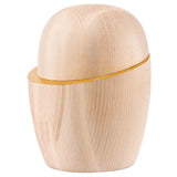 Eclipse Cremation Urn for Ashes in Beech Wood with Gold