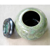 Ekanite Cremation Urn for Pets Ashes Lid Off Top View