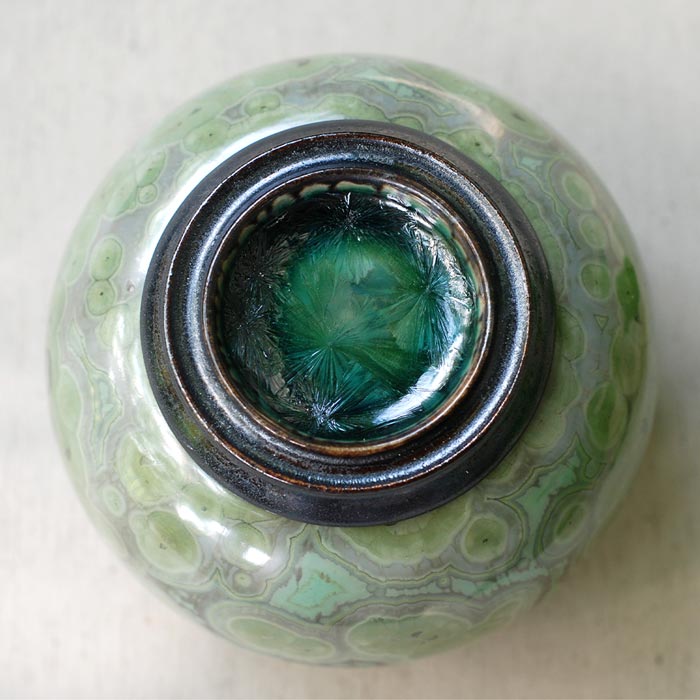Ekanite Cremation Urn for Pets Ashes Top View