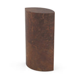 Ellipse Cremation Urn for Ashes Adult in Brown Bronze Rotated View