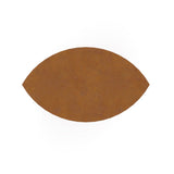 Ellipse Cremation Urn for Ashes Adult in Corten Steel Top View
