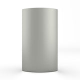 Ellipse Cremation Urn for Ashes Adult in Stainless Steel Front View