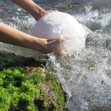 Embark Round Biodegradable Urn for Pets Ashes Large Being Placed in Water