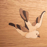 Flight Cremation Urn for Ashes in Walnut Bird