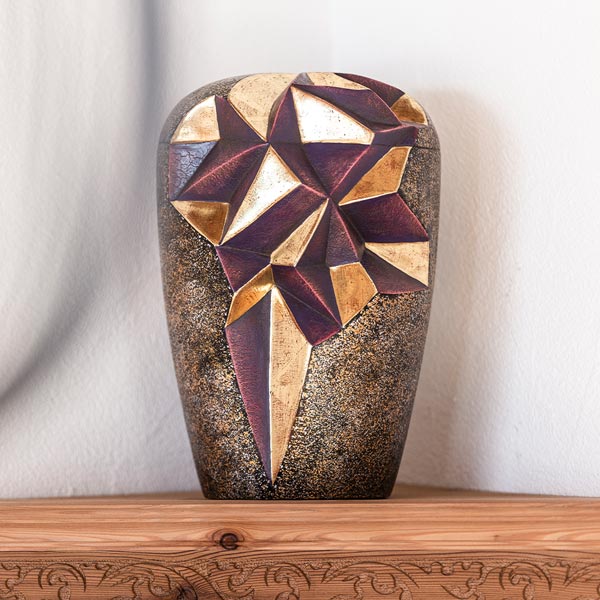 Fold Cremation Urn for Ashes on Stand