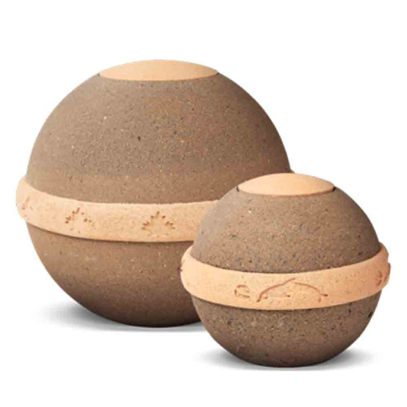 Geos Earth Biodegradable Urn for Ashes Burial - Infant with Adult