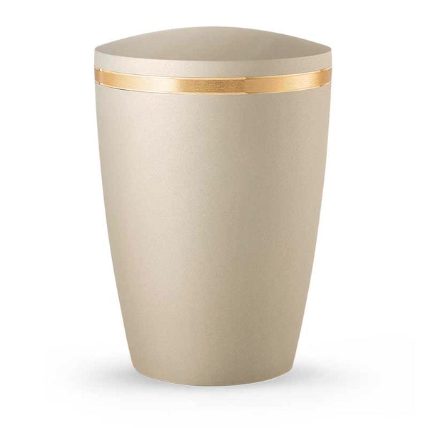 Glow Biodegradable Cremation Urn for Ashes Beige