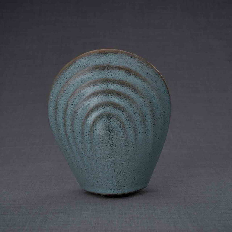 Guardian Angel Ashes Keepsake Urn in Oily Green