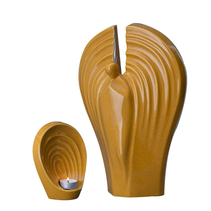 Guardian Cremation Urn and Ashes Keepsake Urn Amber