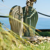 Guardian Cremation Urn for Ashes Cream and Oily Green Outside