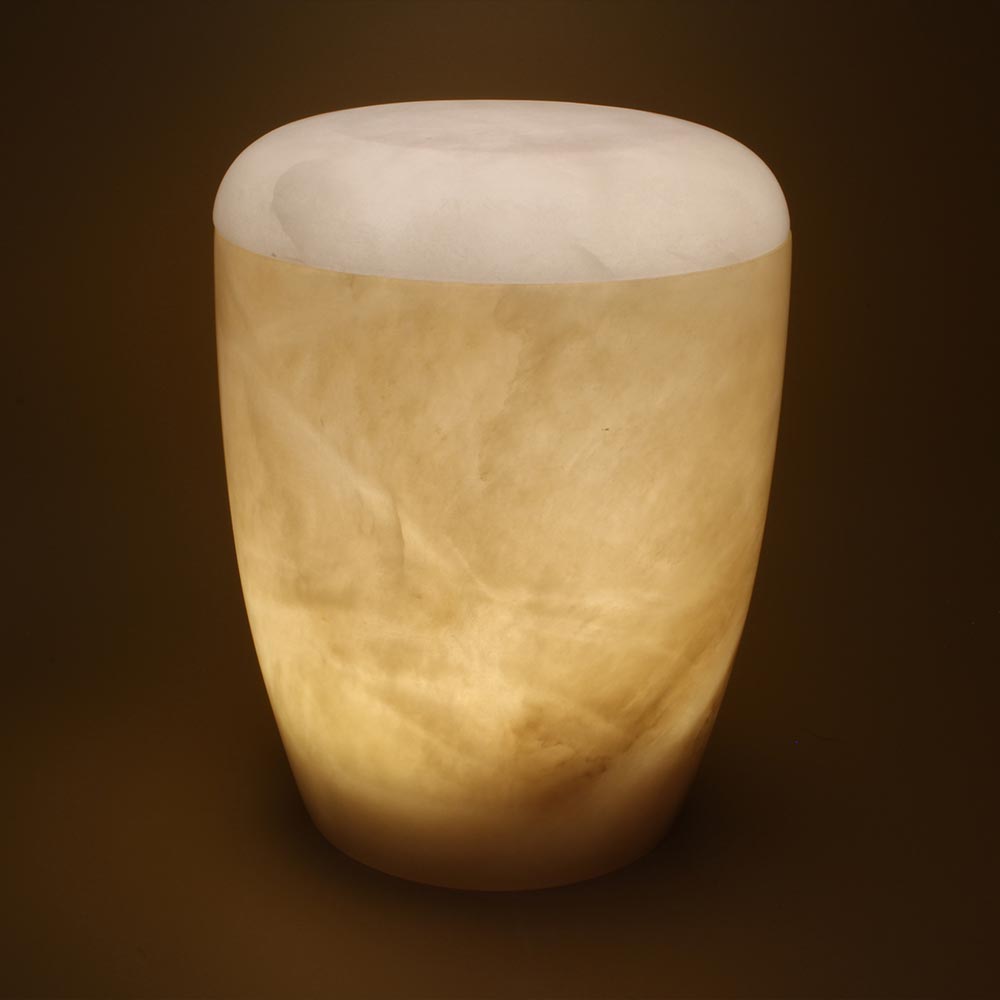 Harmony Cremation Urn for Ashes Under Light